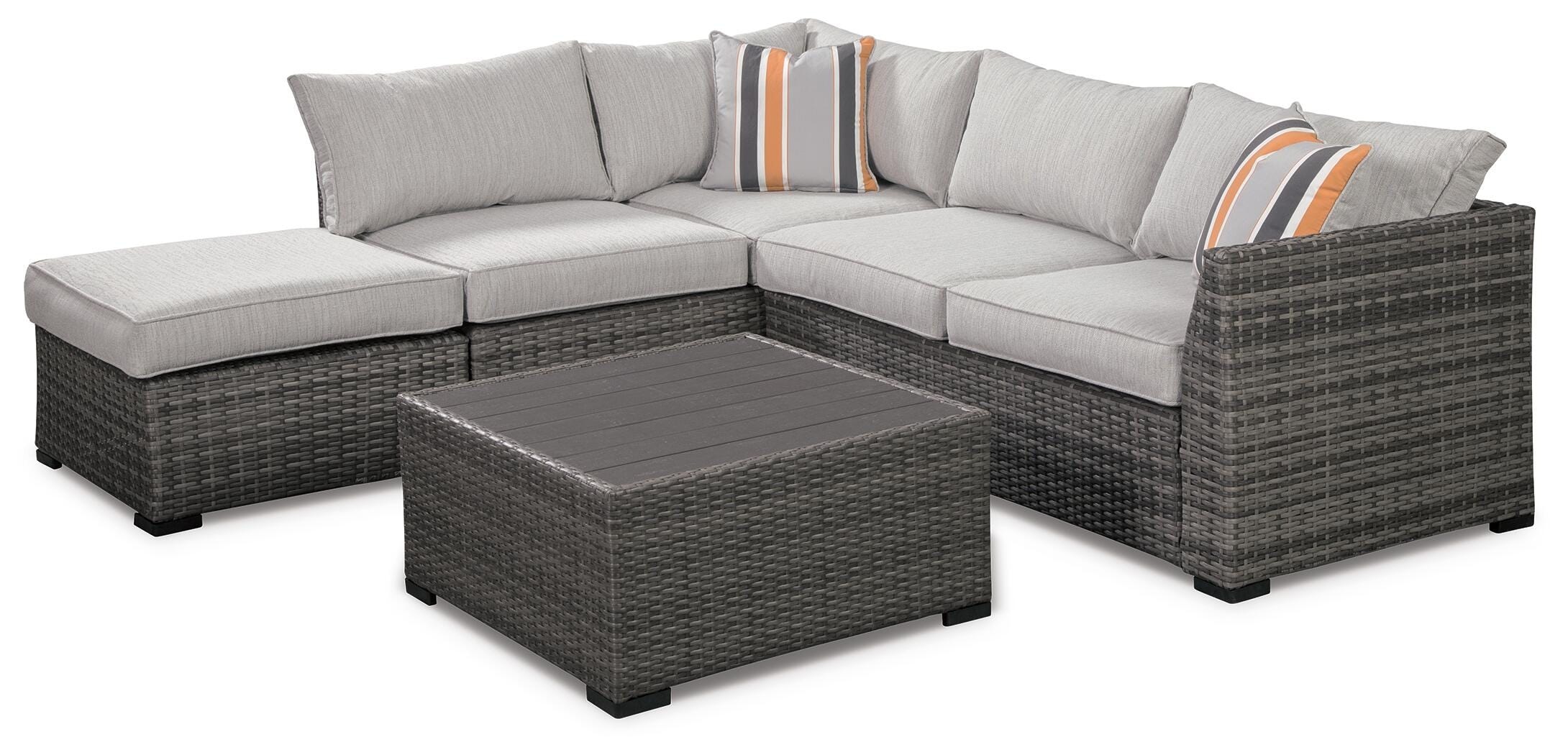 Signature Design by Ashley Cherry Point 4-piece Outdoor Sectional Set P301-070