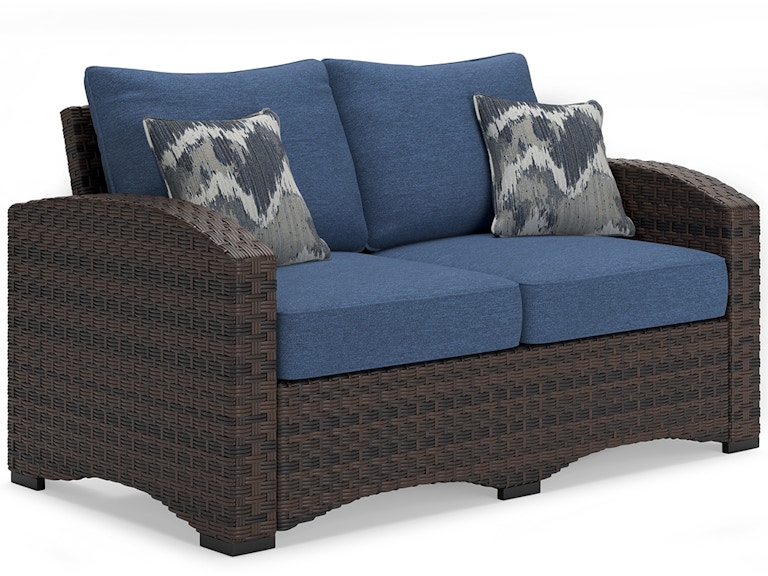 Signature Design by Ashley Windglow Outdoor Loveseat with Cushion P340-835
