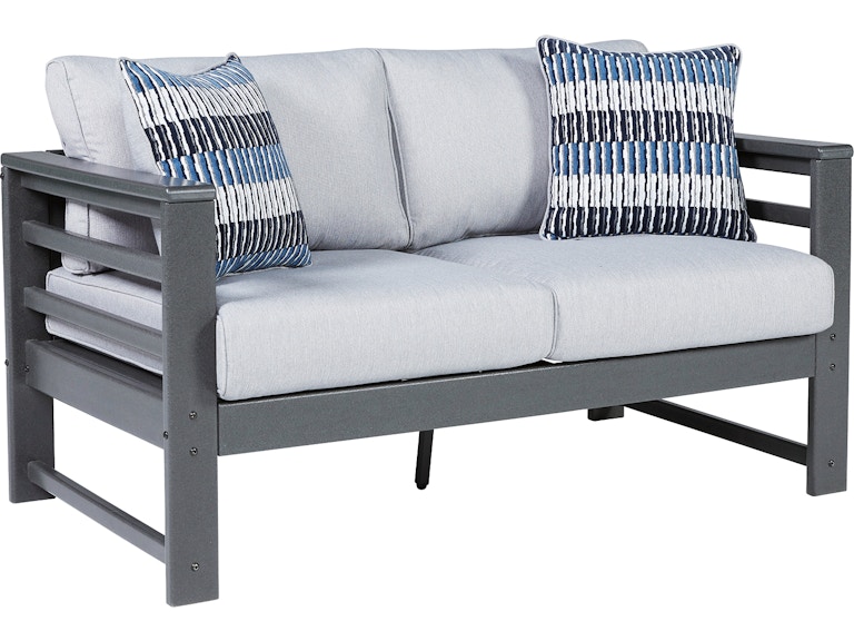 Signature Design by Ashley Amora Outdoor Loveseat with Cushion P417-835 P417-835