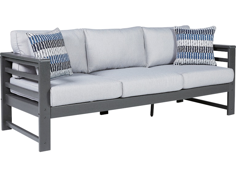Signature Design by Ashley Amora Outdoor Sofa with Cushion P417-838 P417-838