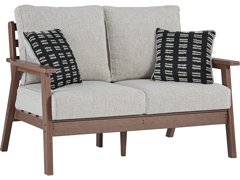 Signature Design by Ashley Emmeline Outdoor Loveseat with Cushion P420-835 P420-835