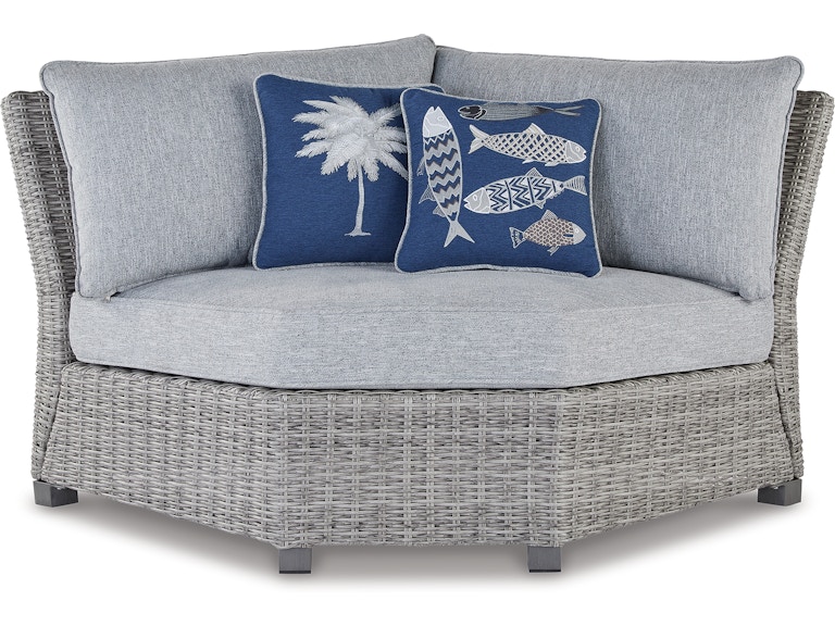 Signature Design by Ashley Naples Beach Outdoor Corner with Cushion 107091896