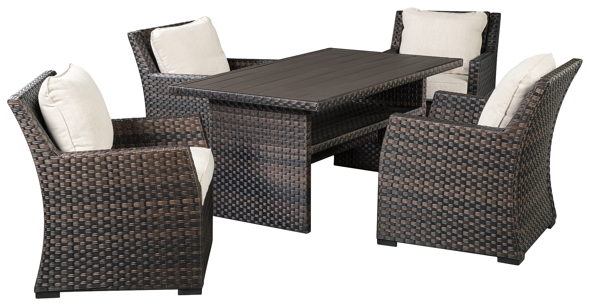 Ashley Easy Isle Easy Isle Outdoor Dining Table and 4 Chairs P455P3 Portland, OR Key Home