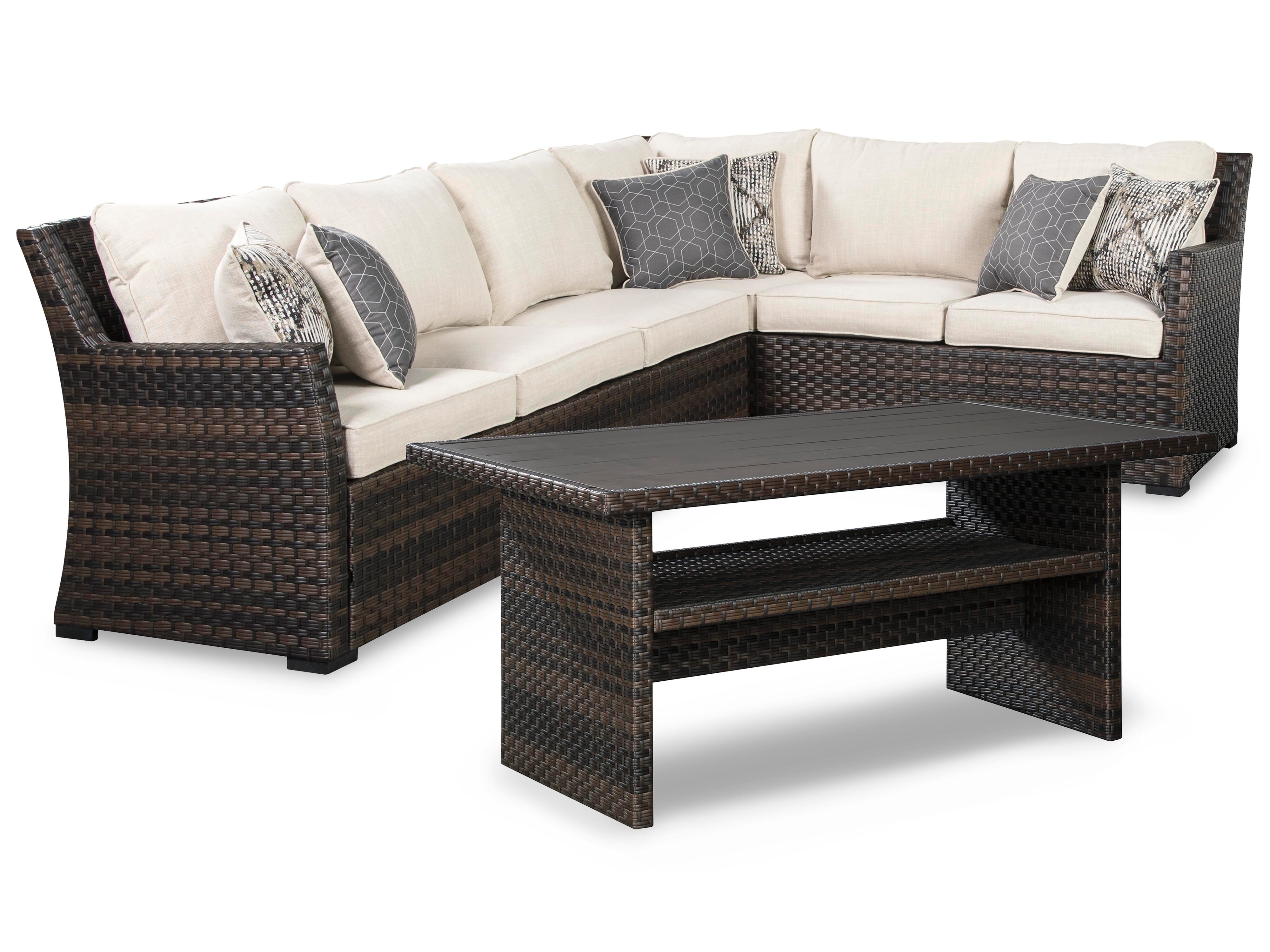 Signature Design by Ashley 4-Piece Outdoor Seating Package PKG014555