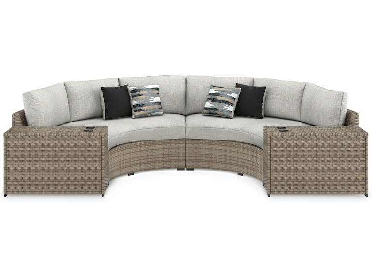 Signature Design by Ashley Calworth 4-Piece Outdoor Sectional P458P10 P458P10
