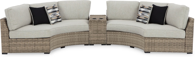 Signature Design by Ashley Calworth 3-Piece Outdoor Sectional P458P8 P458P8