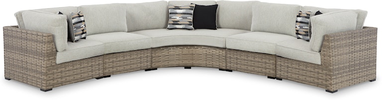 Signature Design by Ashley Calworth 9-Piece Outdoor Sectional P458P11 P458P11