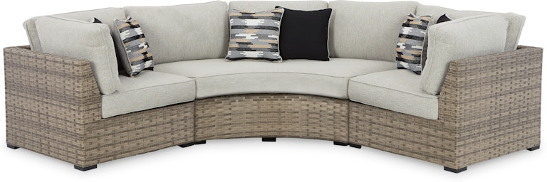 Signature Design by Ashley Calworth 5-Piece Outdoor Sectional P458P9 P458P9
