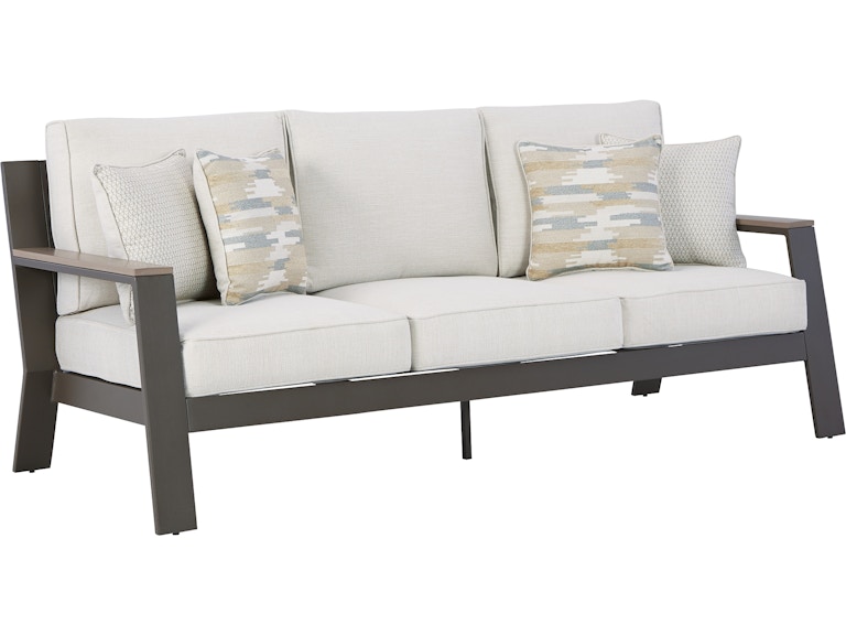 Signature Design by Ashley Tropicava Outdoor Sofa with Cushion P514-838 P514-838
