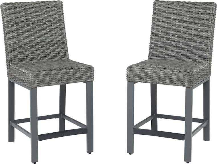 Signature Design by Ashley Palazzo Outdoor Barstool (Set of 2) P520-130 at Woodstock Furniture & Mattress Outlet