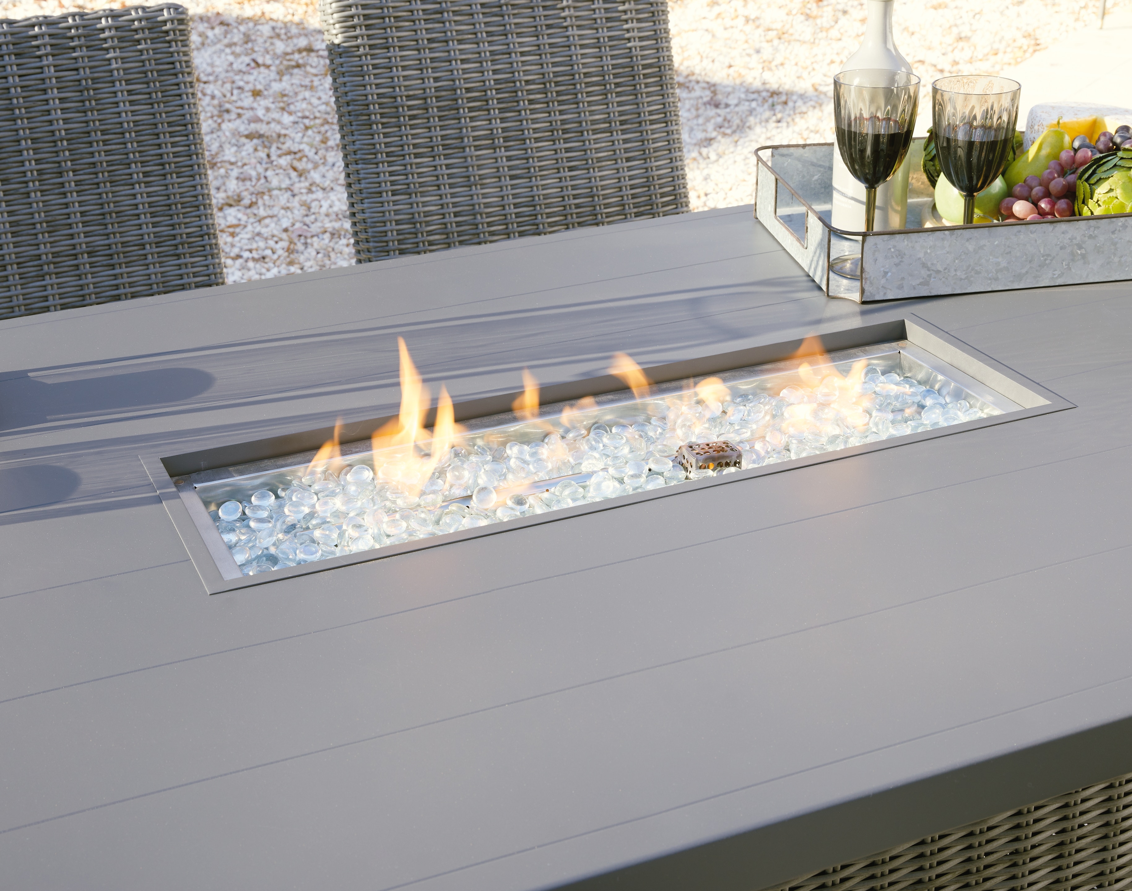 Signature Design by Ashley Outdoor Furniture Palazzo Outdoor Bar Table
