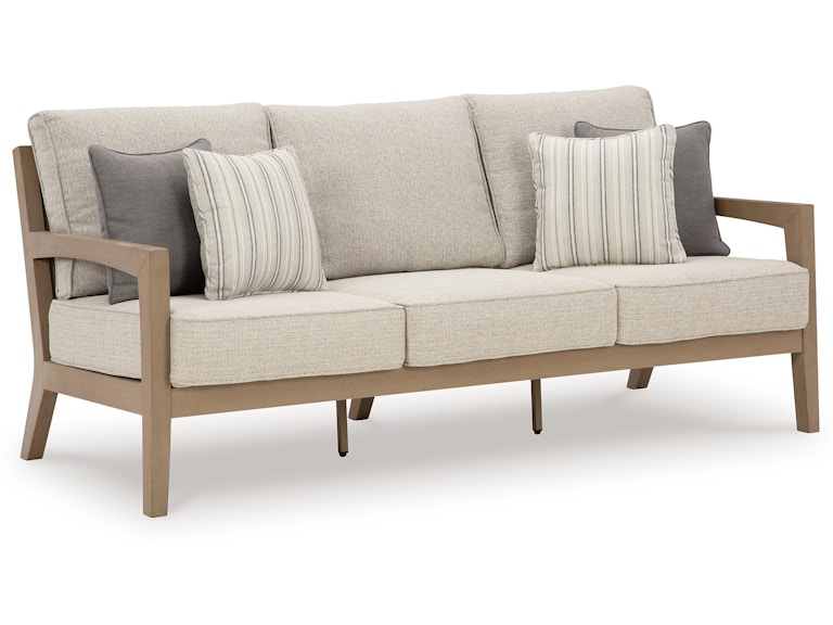 Signature Design by Ashley Hallow Creek Outdoor Sofa with Cushion P560-838