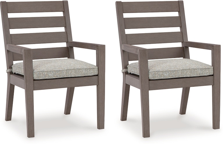 Signature Design by Ashley Hillside Barn Outdoor Dining Arm Chair (Set of 2) P564-601A