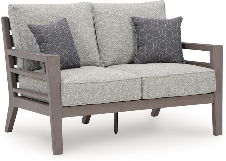 Signature Design by Ashley Hillside Barn Outdoor Loveseat with Cushion P564-835