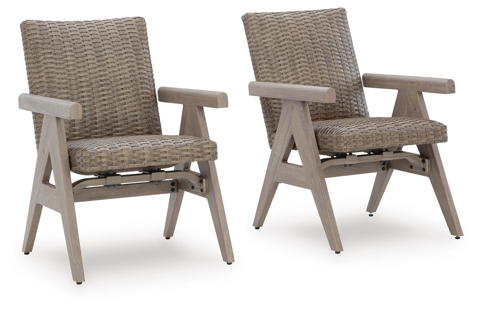  Carisbo Outdoor Rocking Arm Chair (Set of 2) 