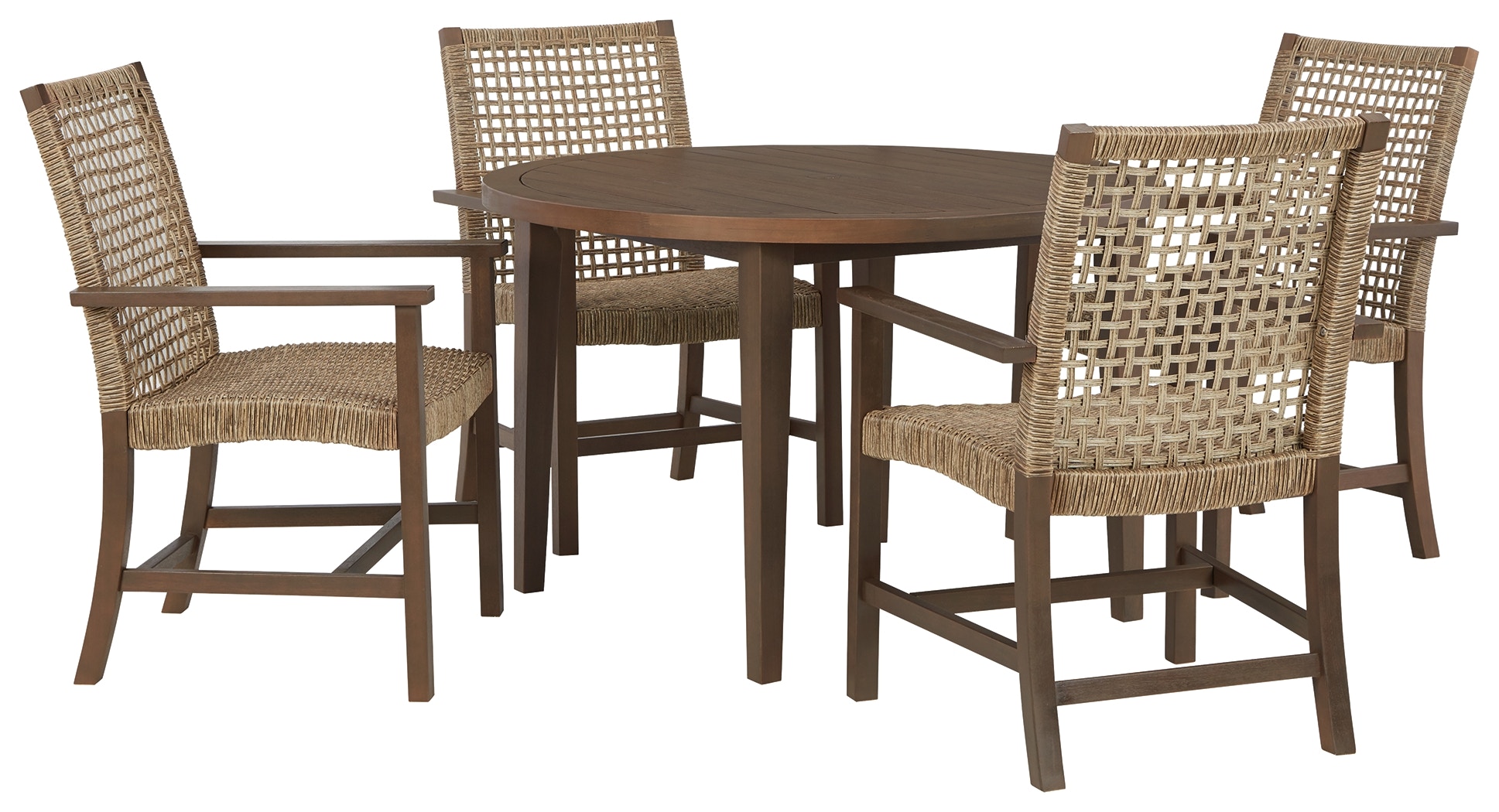 Ashley Germalia Germalia Outdoor Dining Table with 4 Chairs P730P1