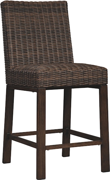 Signature Design by Ashley Paradise Trail Outdoor Bar Stool by Ashley P750-130 at Woodstock Furniture & Mattress Outlet