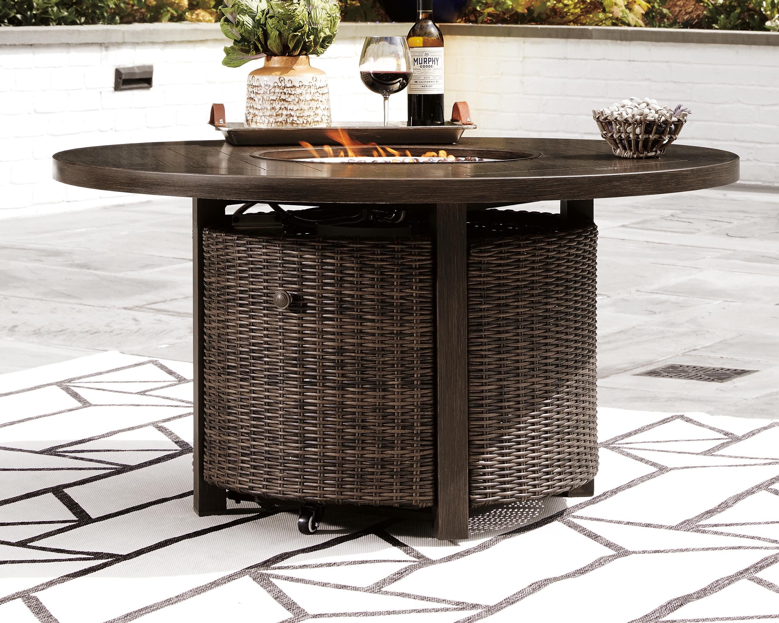 Signature Design by Ashley Outdoor Furniture Paradise Trail Fire