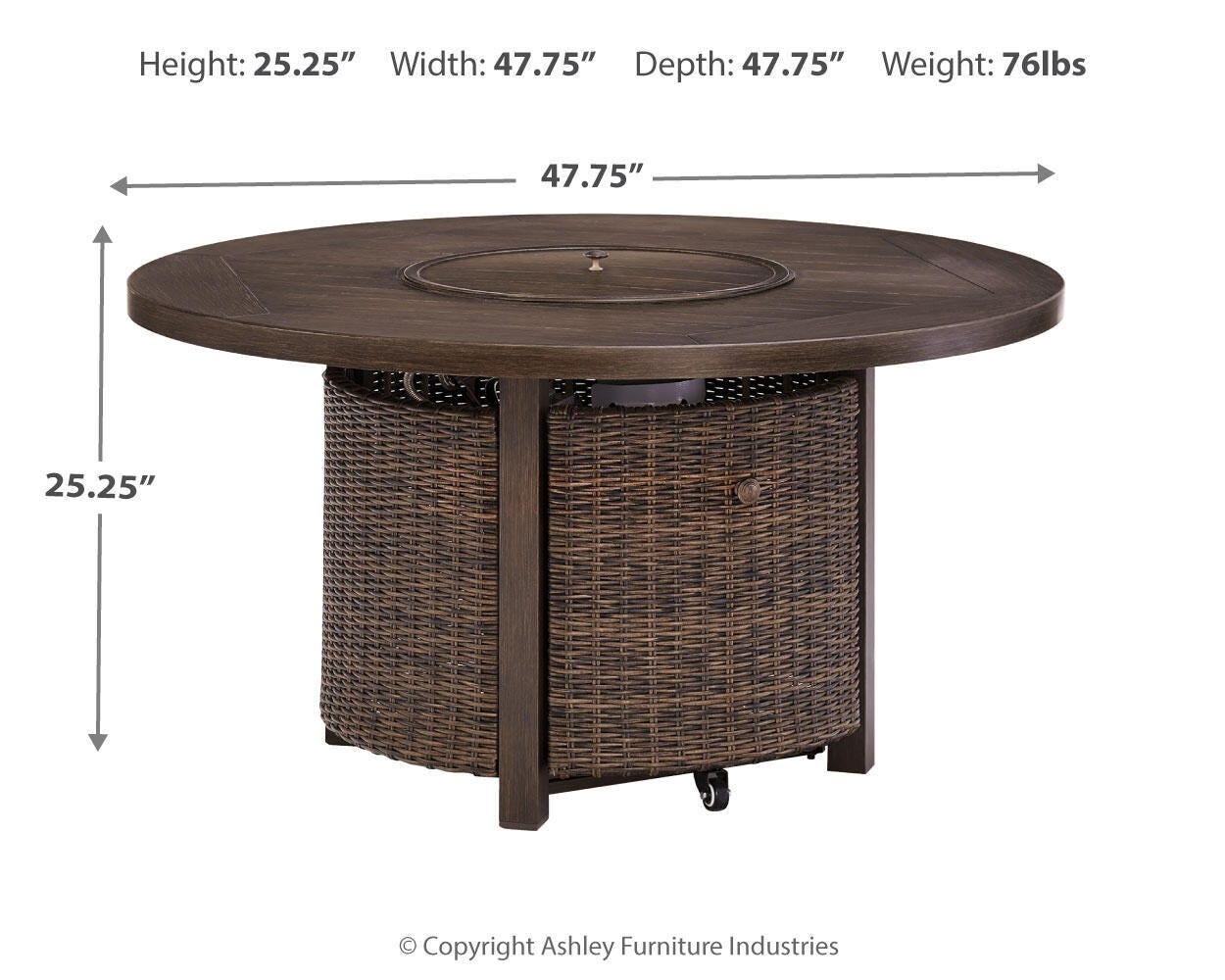 Signature Design by Ashley Outdoor Furniture Paradise Trail Fire