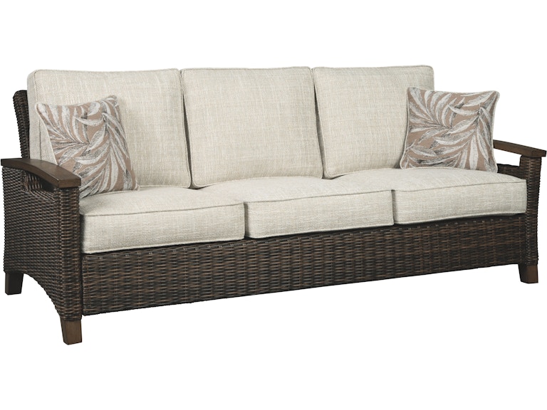 Signature Design by Ashley Paradise Trail Outdoor Sofa with Cushion P750-838 ASP750-838