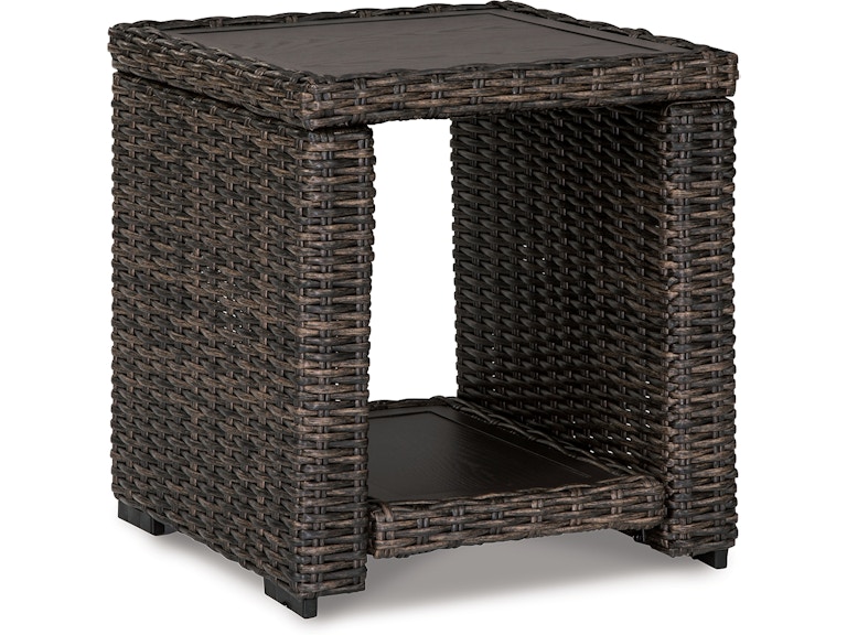 Signature Design by Ashley Grasson Lane Outdoor Square End Table P783-702 889204390