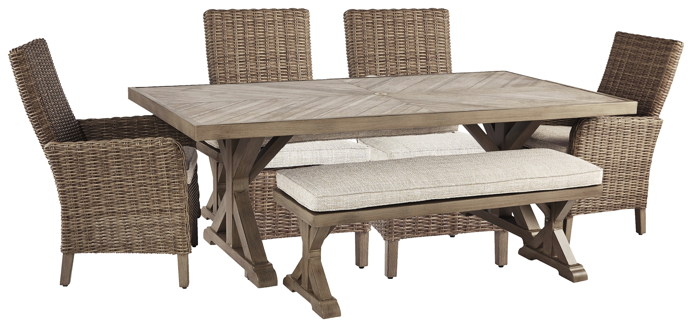 Ashley beachcroft dining table sale