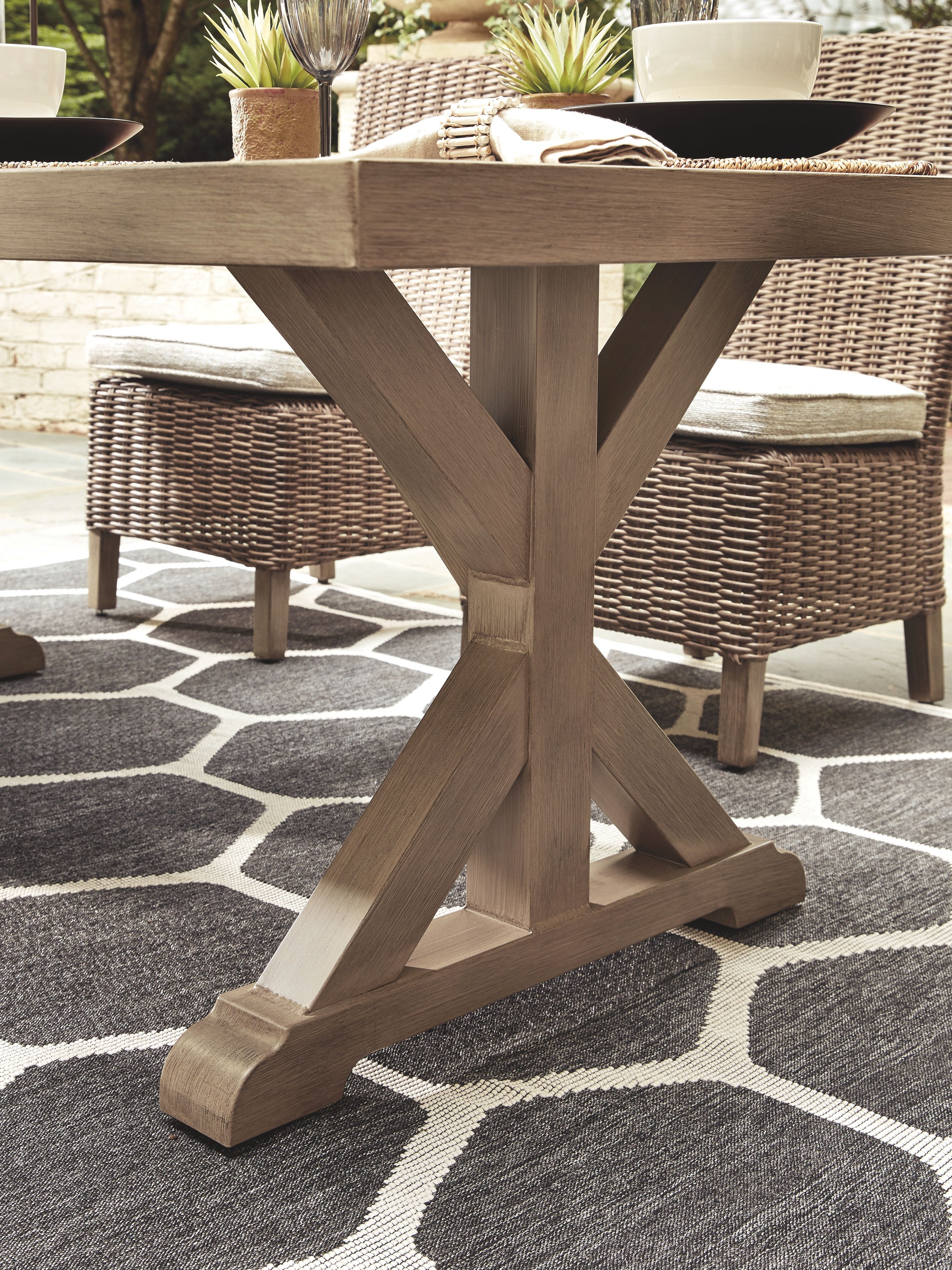 Beachcroft outdoor dining table deals and 6 chairs