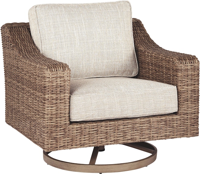 Signature Design by Ashley Beachcroft Outdoor Swivel Lounge Chair P791-821 ASP791-821