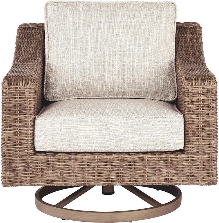 Signature Design by Ashley Outdoor/Patio Beachcroft Swivel Lounge Chair