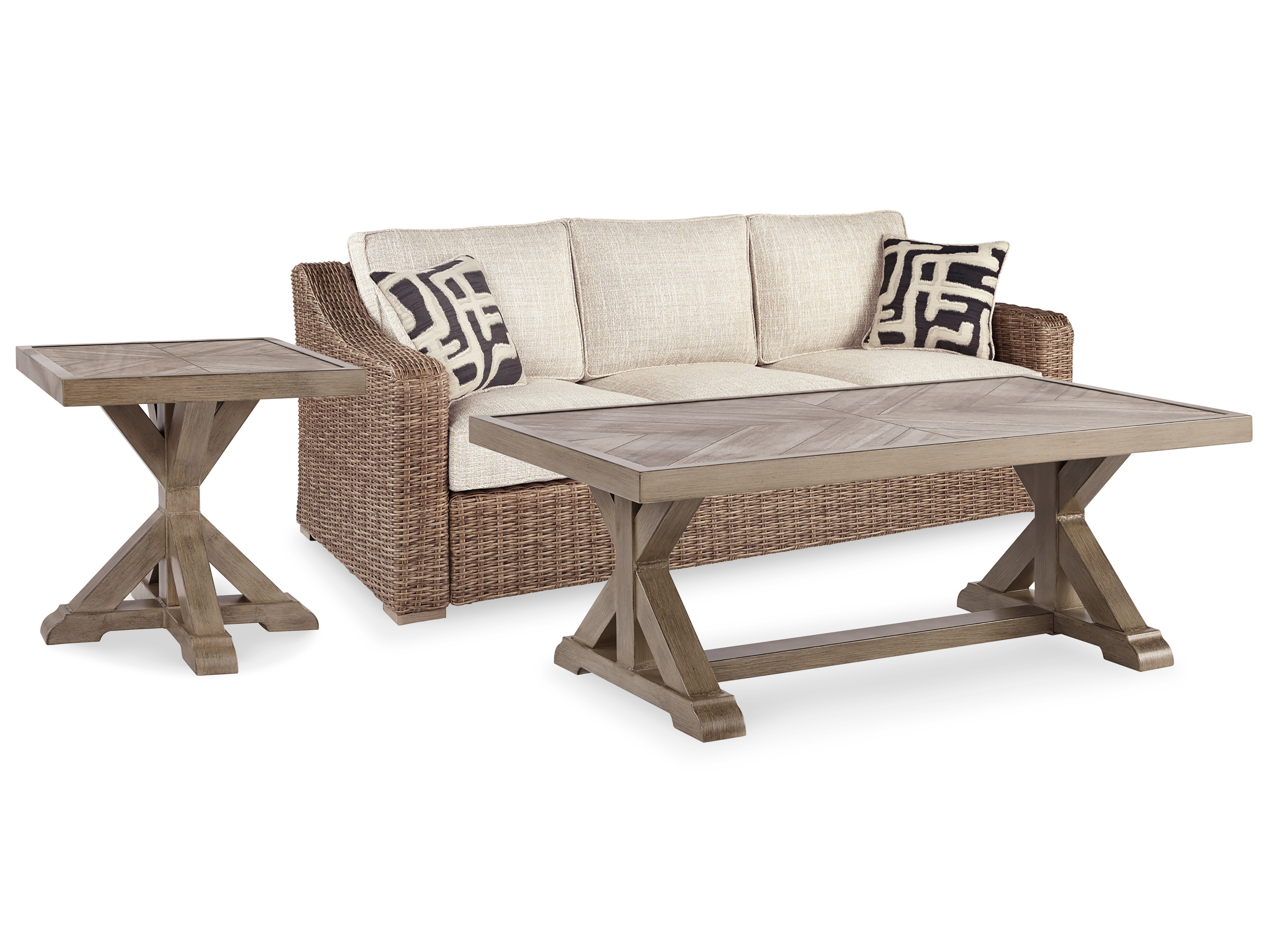 Signature Design by Ashley Outdoor Furniture Beachcroft Nuvella