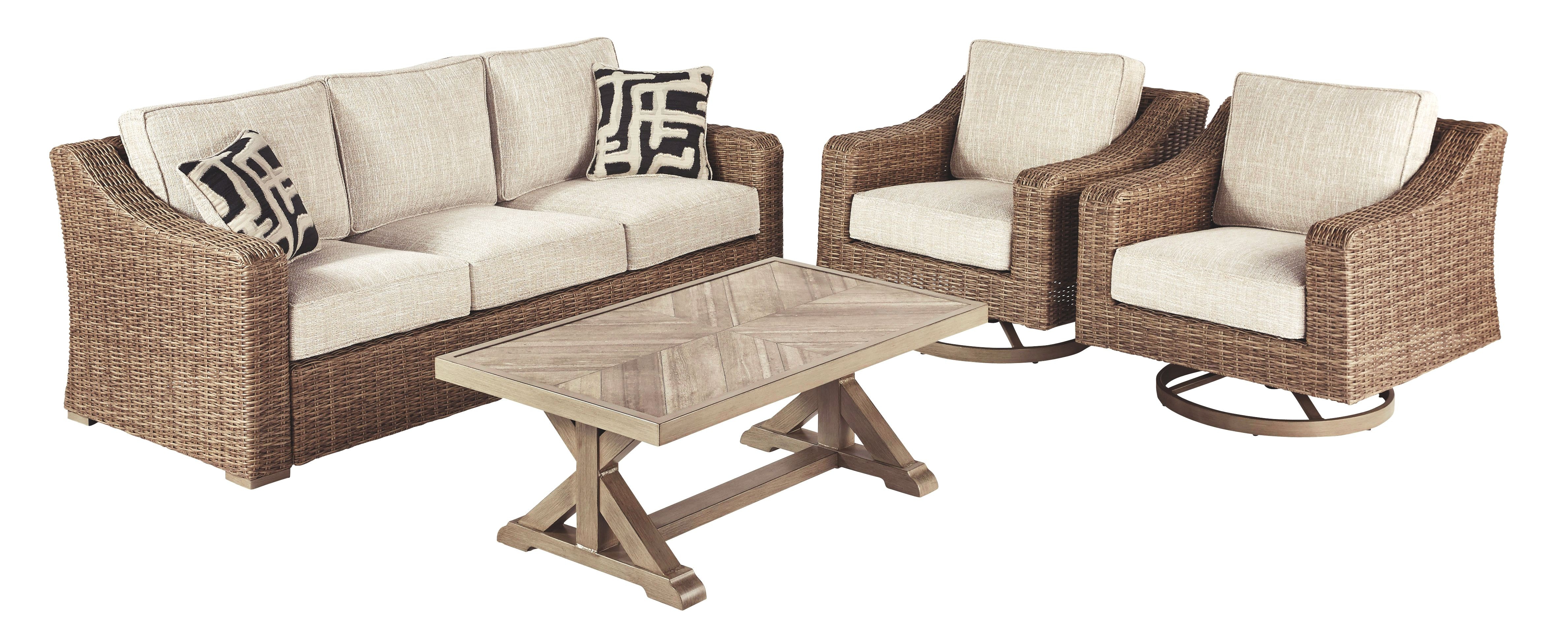 Beachcroft beige outdoor on sale living room set