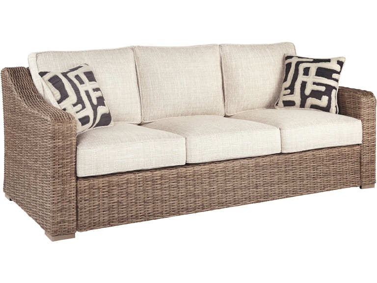 Signature Design by Ashley Beachcroft Outdoor Sofa with Cushion P791-838 ASP791-838