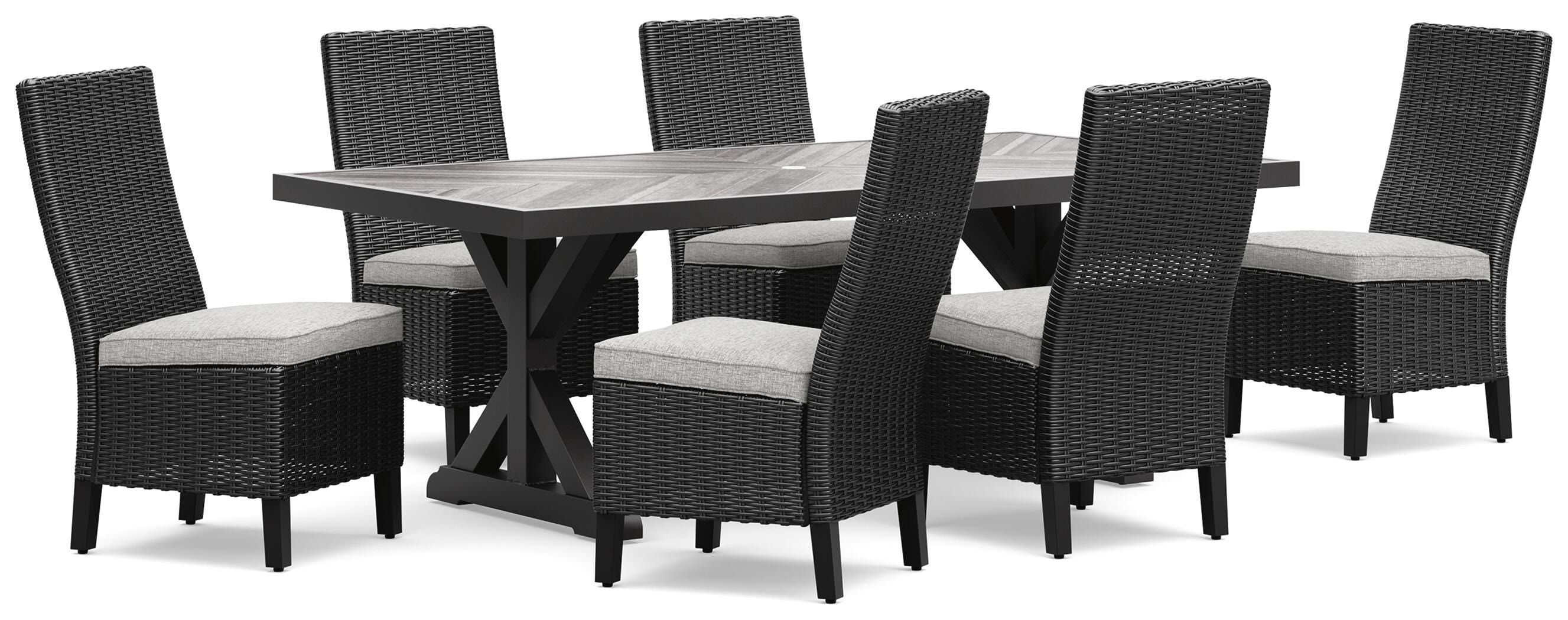 Signature Design by Ashley 7-Piece Outdoor Dining Package 