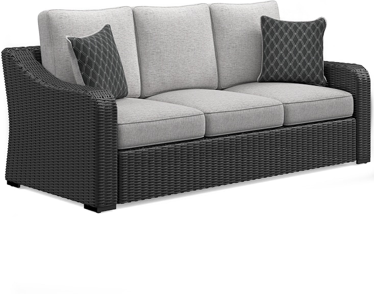 Signature Design by Ashley Beachcroft Outdoor Sofa with Cushion at Woodstock Furniture & Mattress Outlet