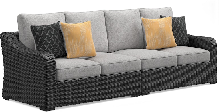 Signature Design by Ashley Beachcroft 2-Piece Outdoor Loveseat with Cushion at Woodstock Furniture & Mattress Outlet