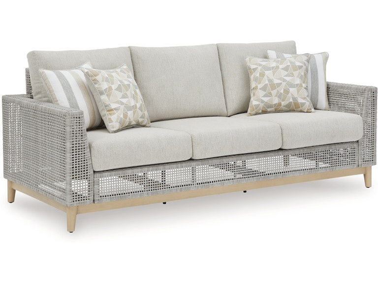 Signature Design by Ashley Seton Creek Outdoor Sofa with Cushion P798-838