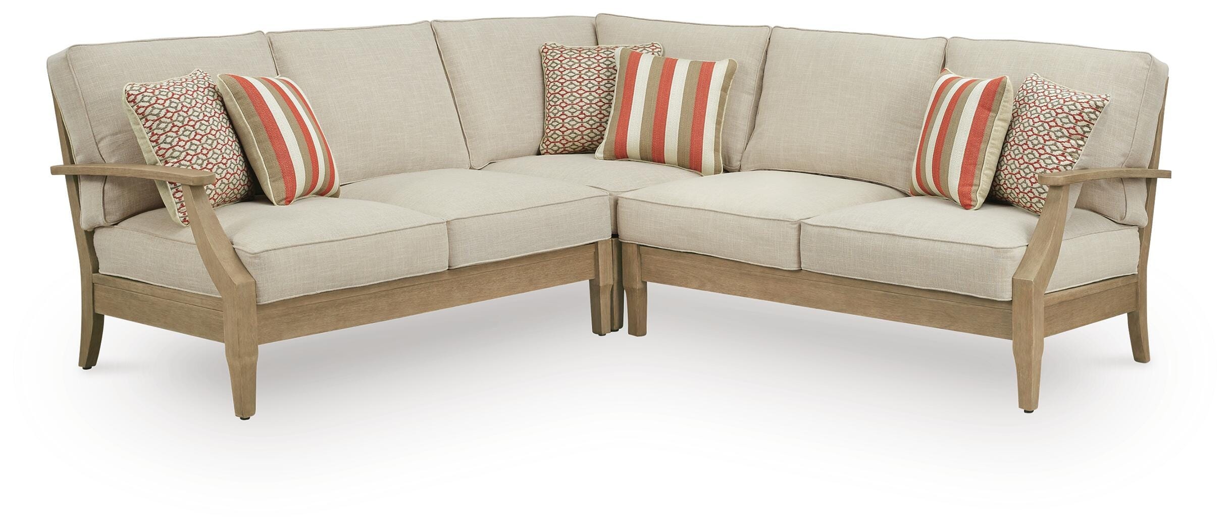 Signature Design by Ashley Clare View 3-Piece Outdoor Sectional P801P10