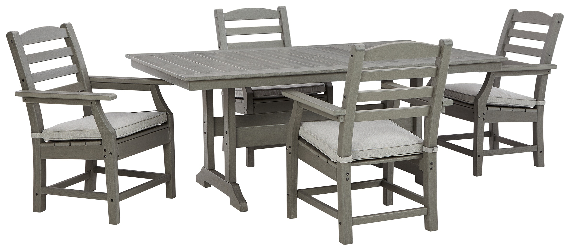 Ashley Visola Visola Outdoor Dining Table with 4 Chairs P802P4