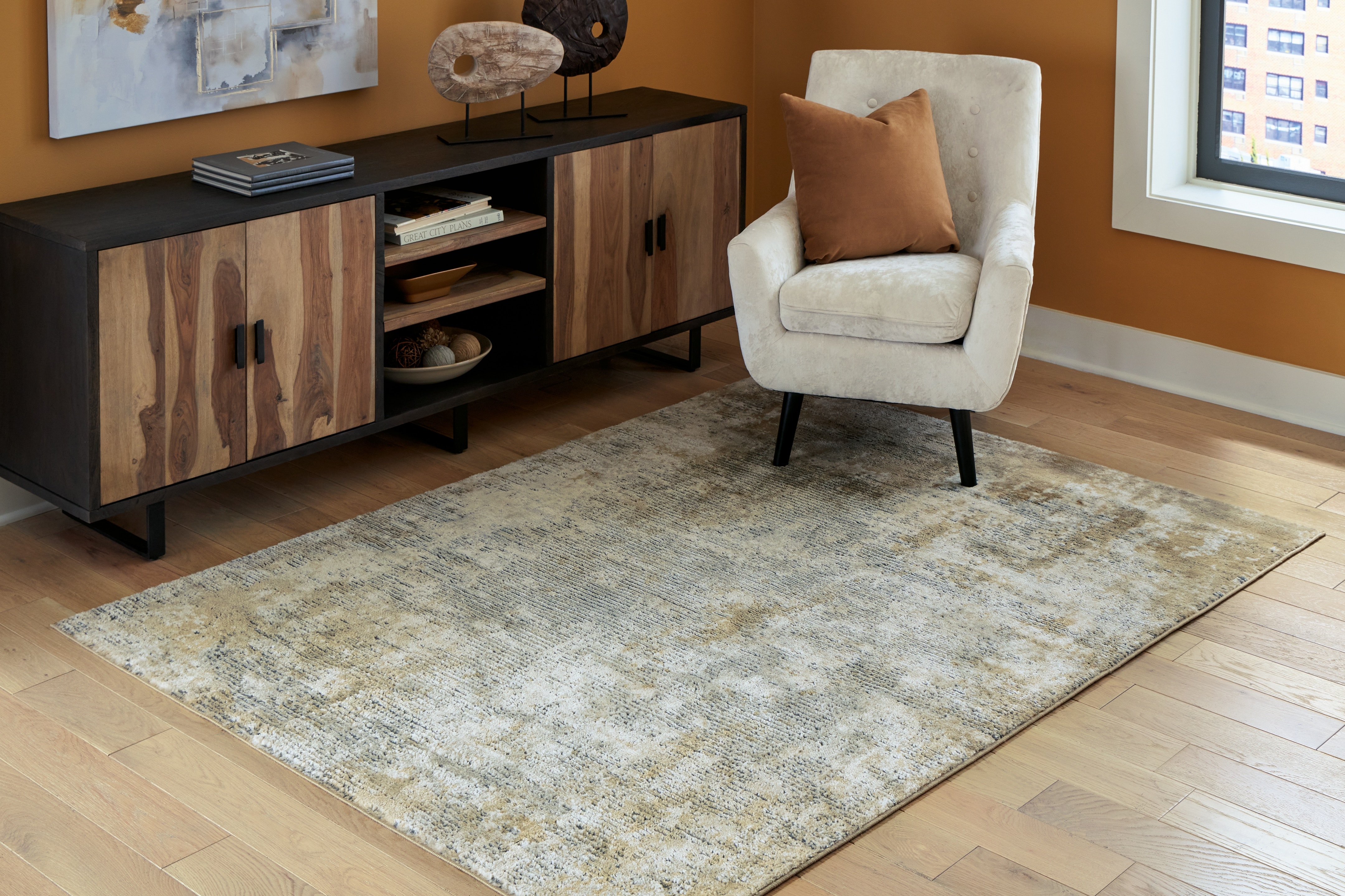 Signature Design by Ashley Area Rugs Vestavia 5' x 7' Rug R405382