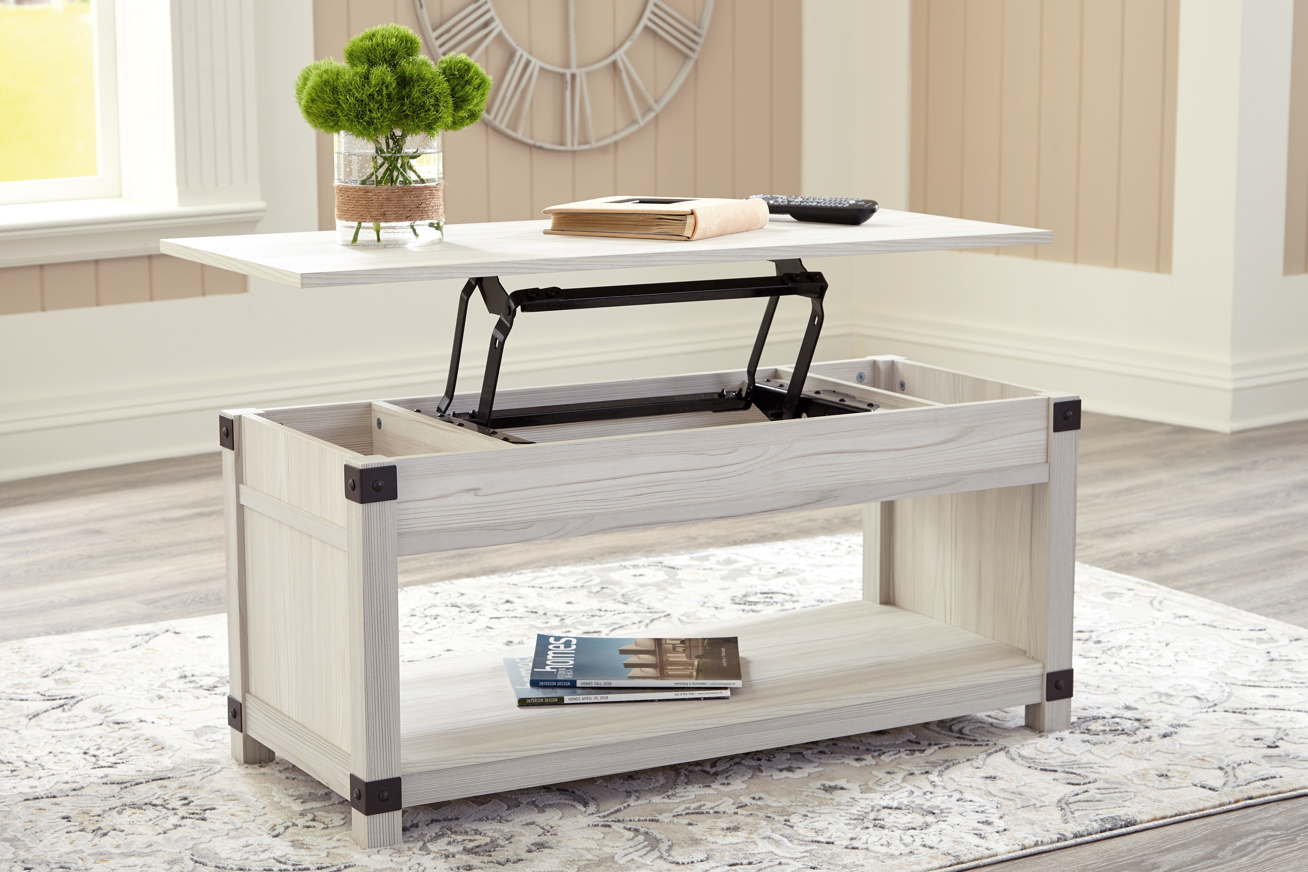 Signature Design by Ashley Living Room Bayflynn LiftTop Coffee Table