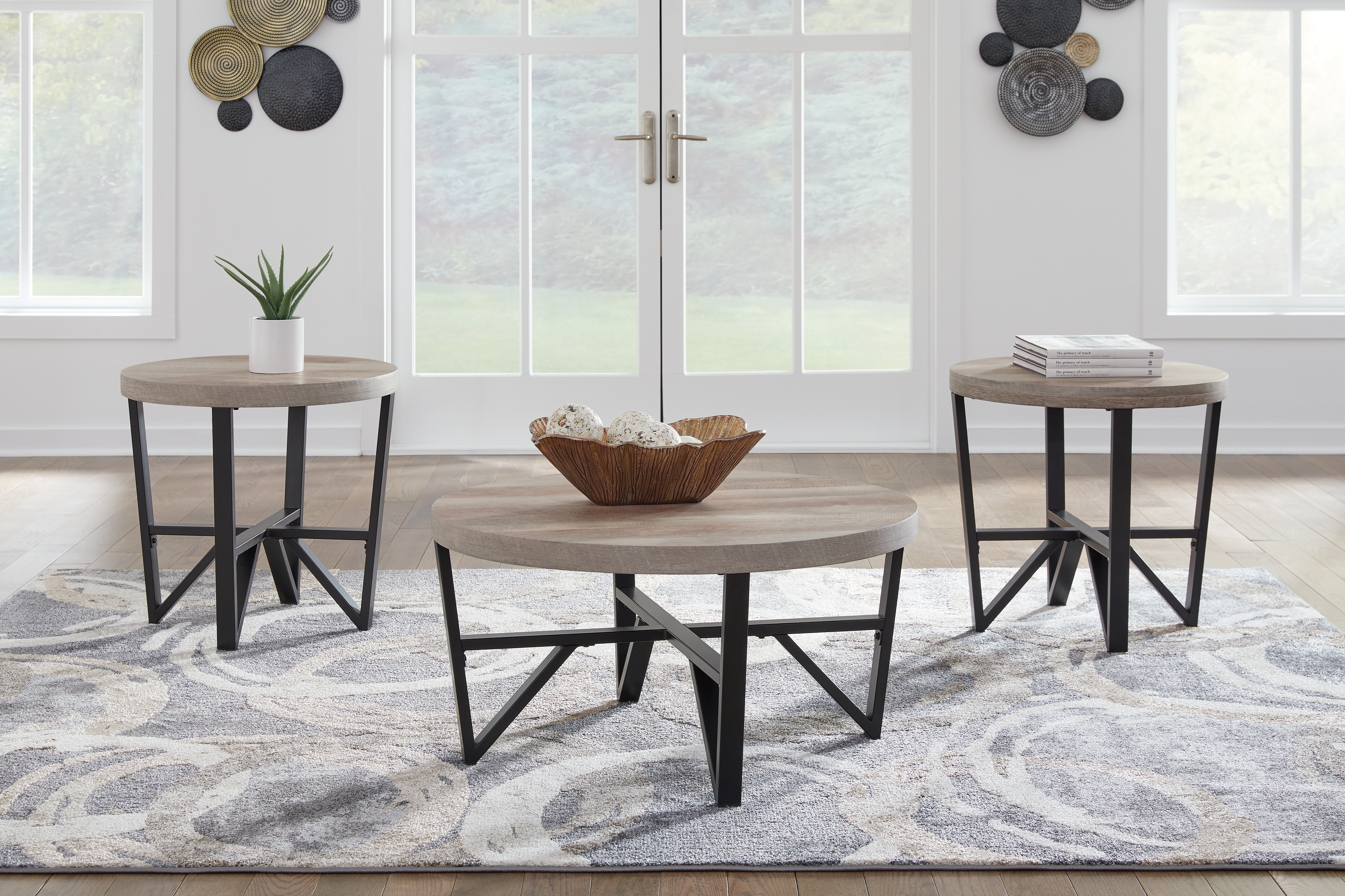 Signature Design by Ashley Living Room Deanlee Table (Set of Signature Design by Ashley Living Room Deanlee Table (Set of