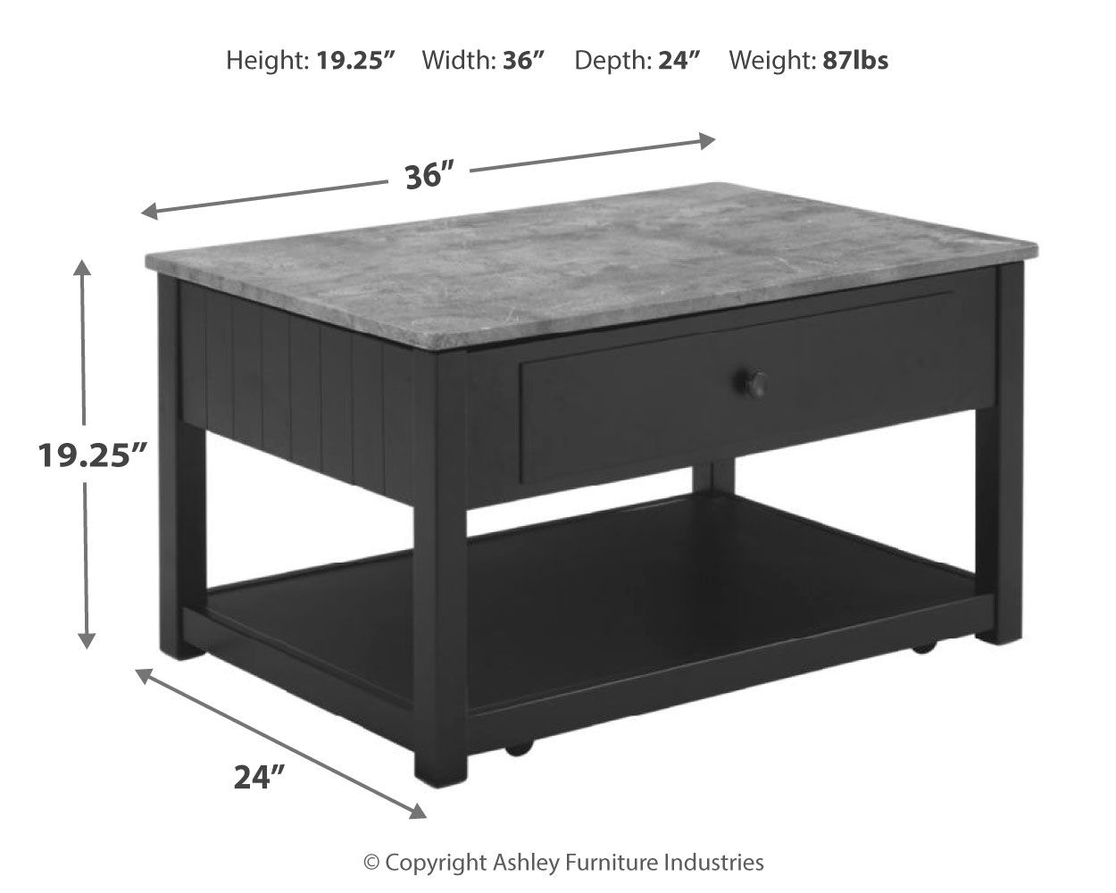 ezmonei coffee table