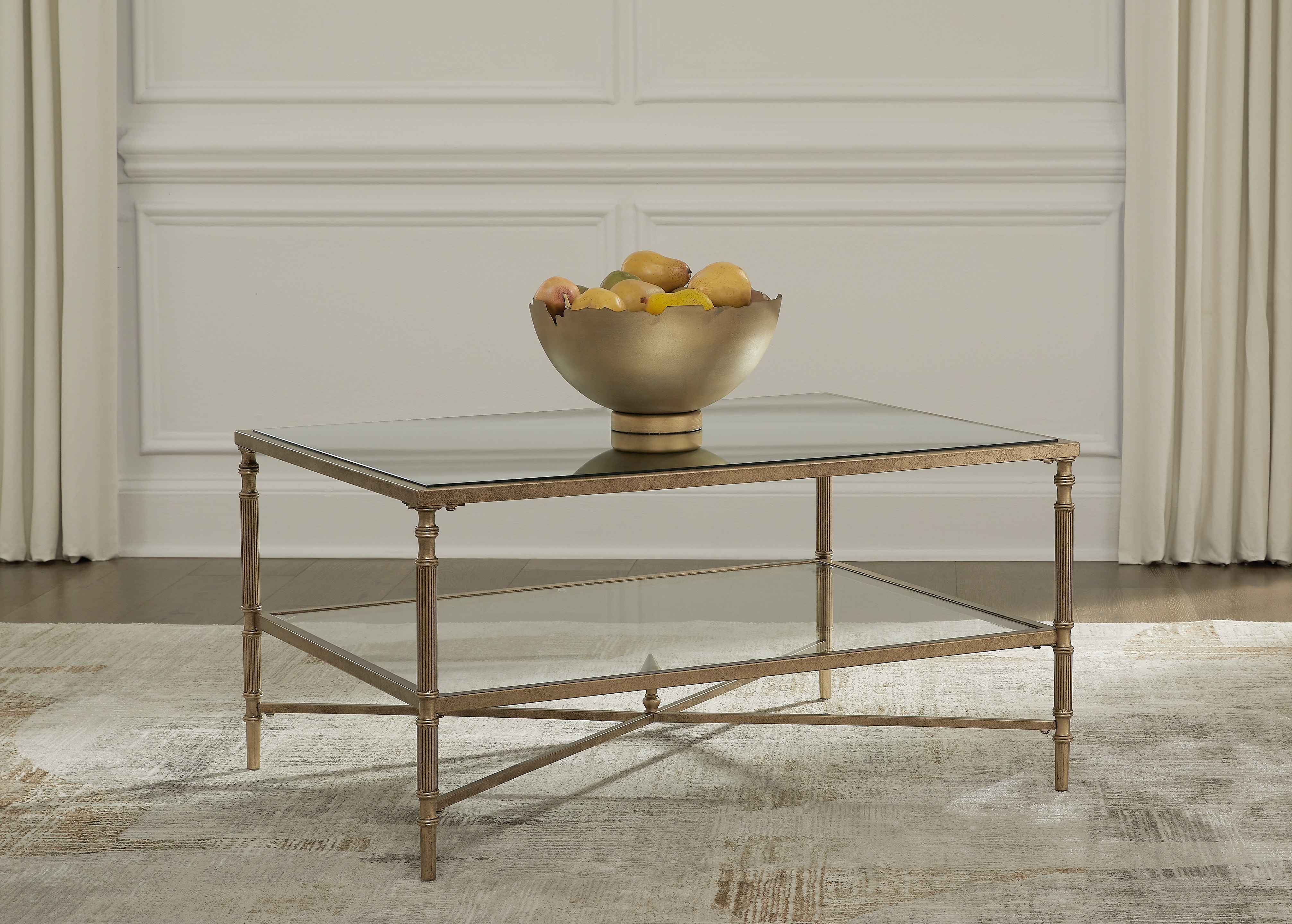 Signature Design by Ashley Living Room Cloverty Coffee Table T440