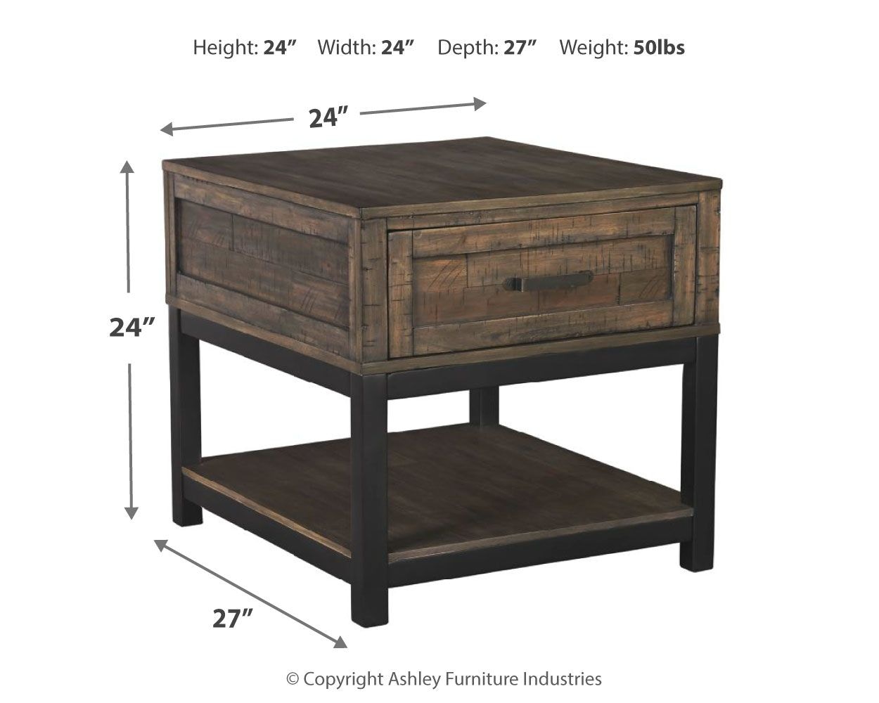 Signature Design by Ashley Living Room Johurst End Table