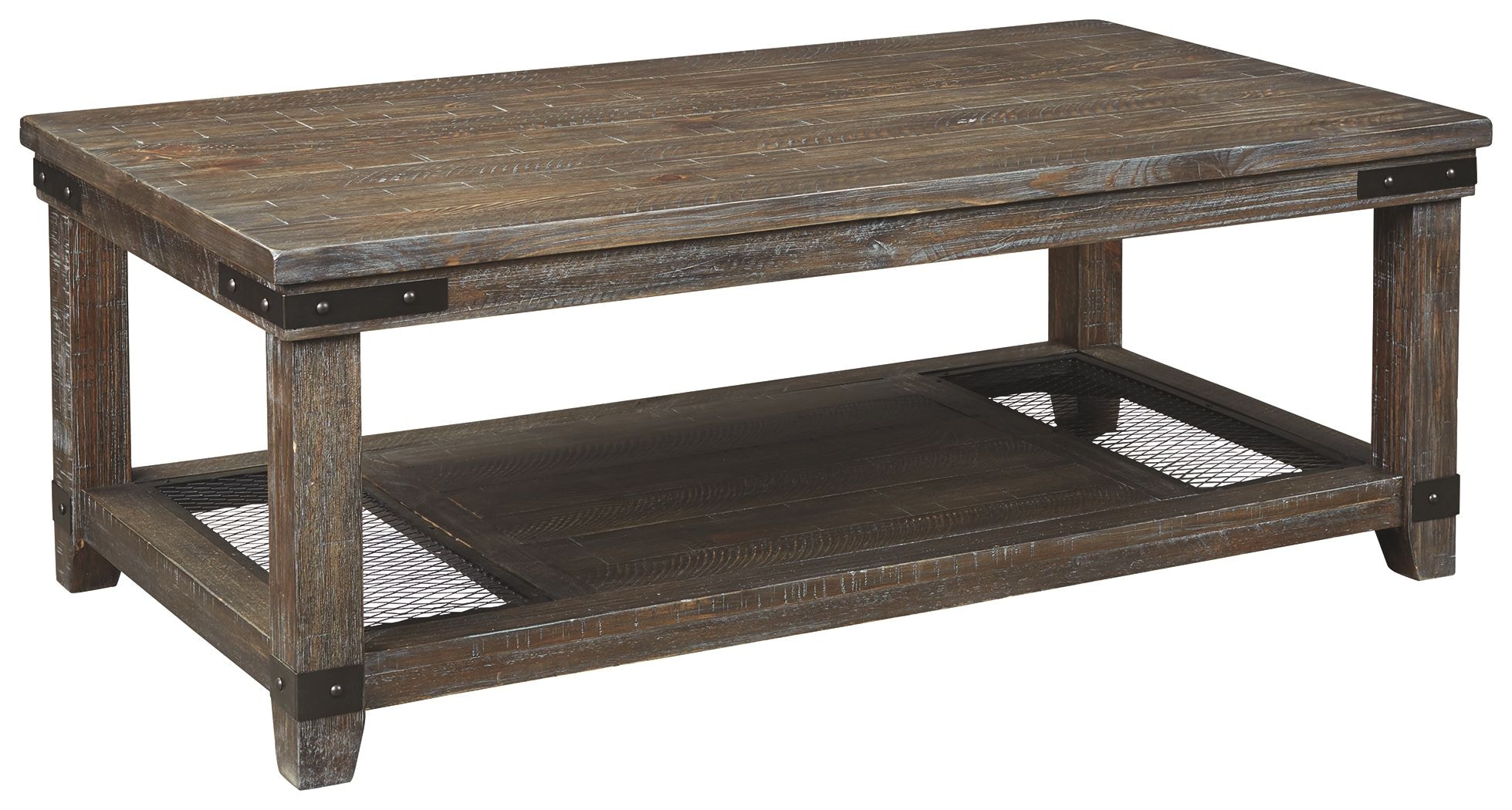 Signature Design by Ashley Living Room Danell Ridge Coffee Table ...