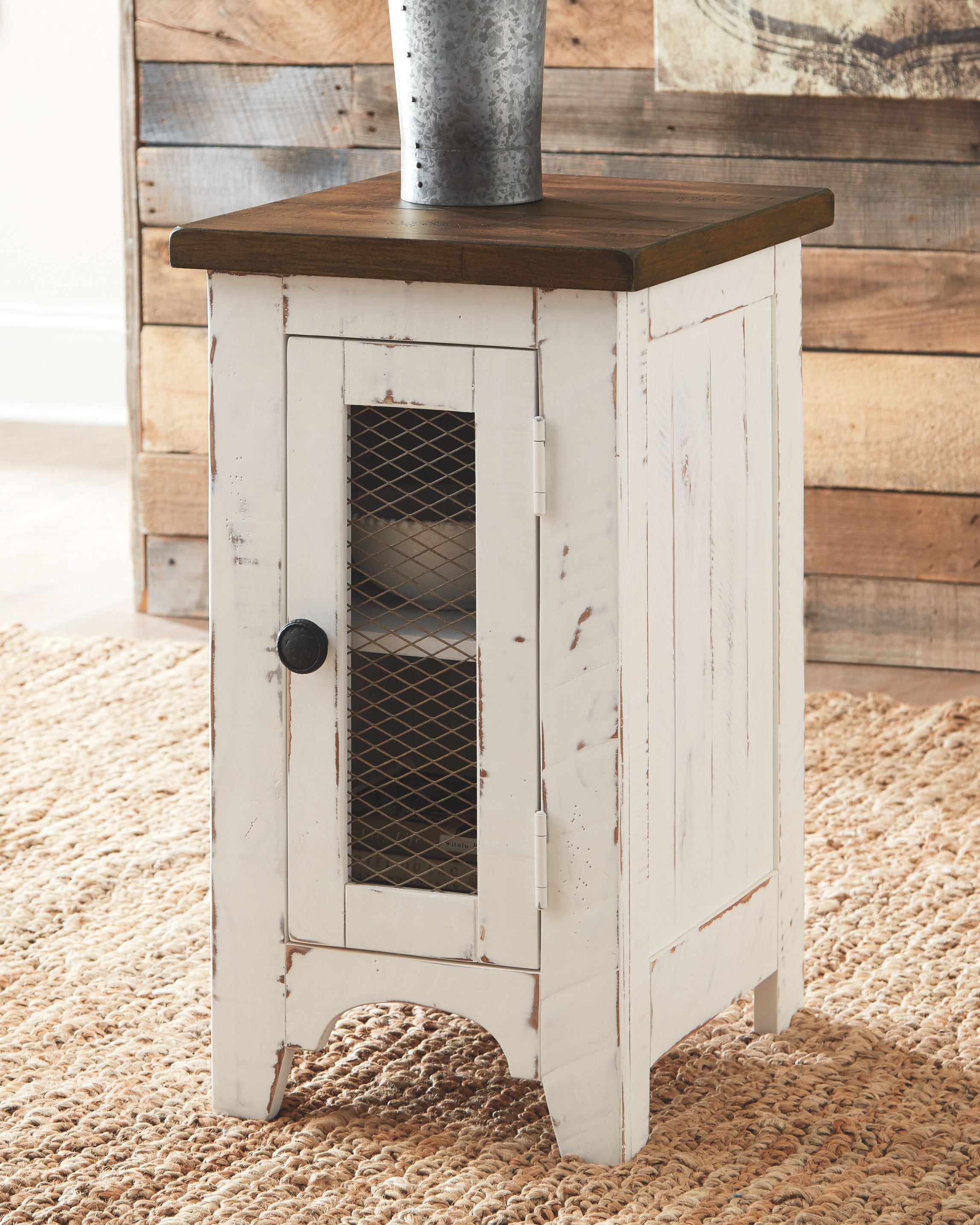 ashley end tables white