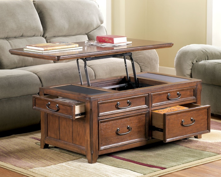 Signature Design by Ashley Living Room Woodboro Coffee Table with Lift