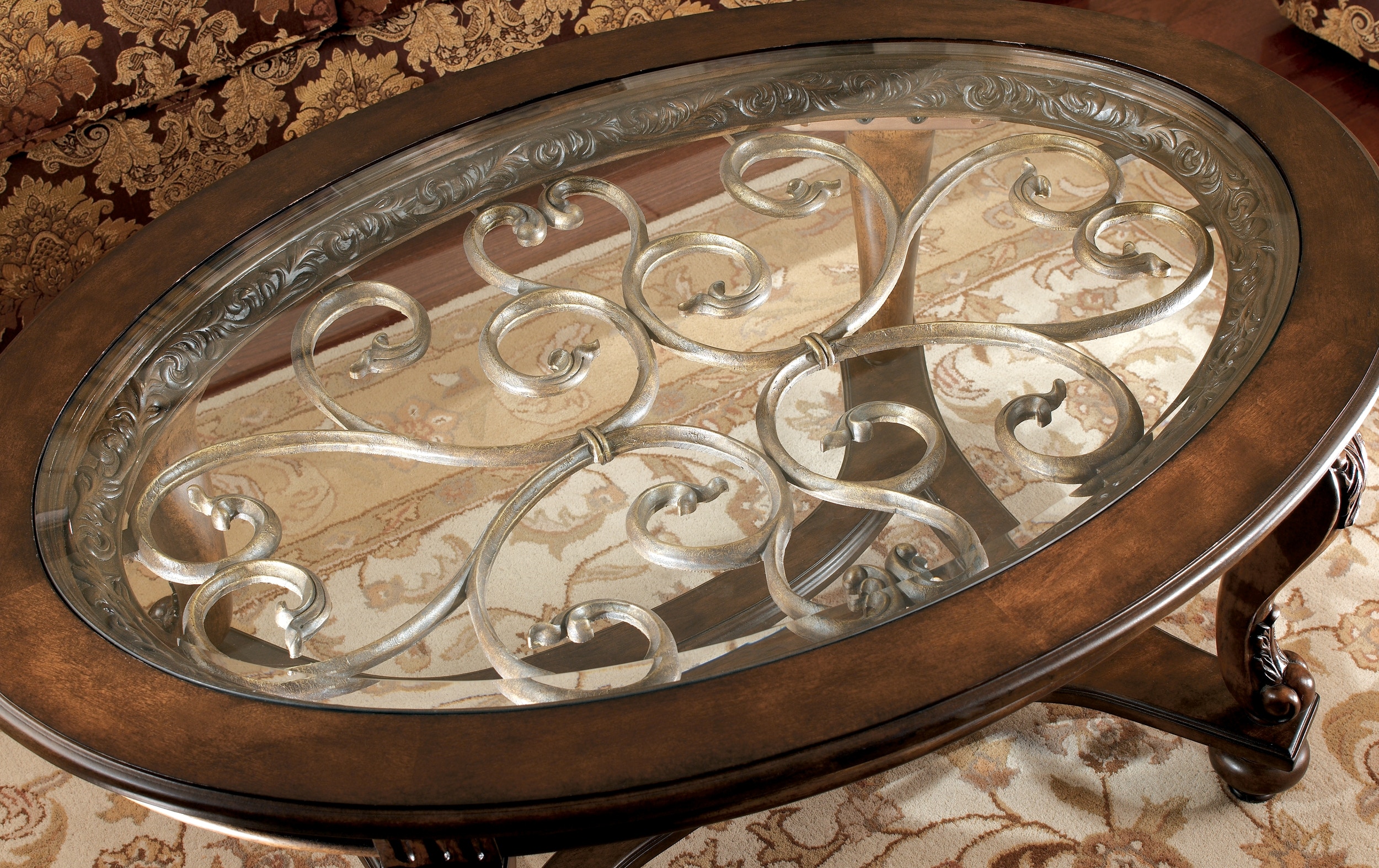 Signature Design by Ashley Living Room Norcastle Coffee