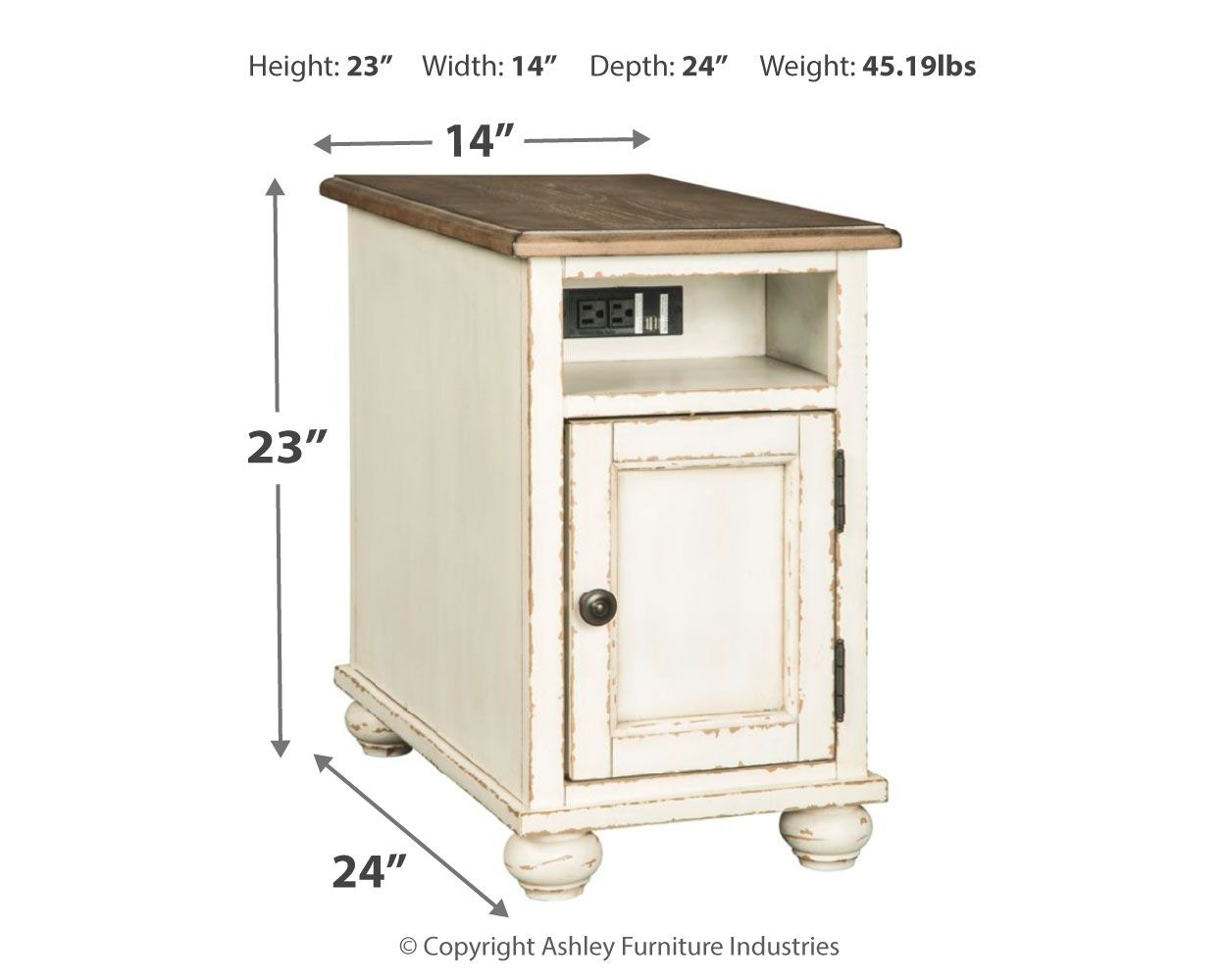 ashley furniture realyn end table