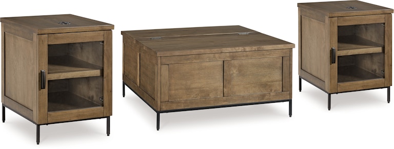 Signature Design by Ashley Torlanta Coffee Table and 2 End Tables T686T1